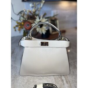 Cheval  Firenze Peekaboo Genuine Leather Pebbled  Made in Italy NWT Crossbody